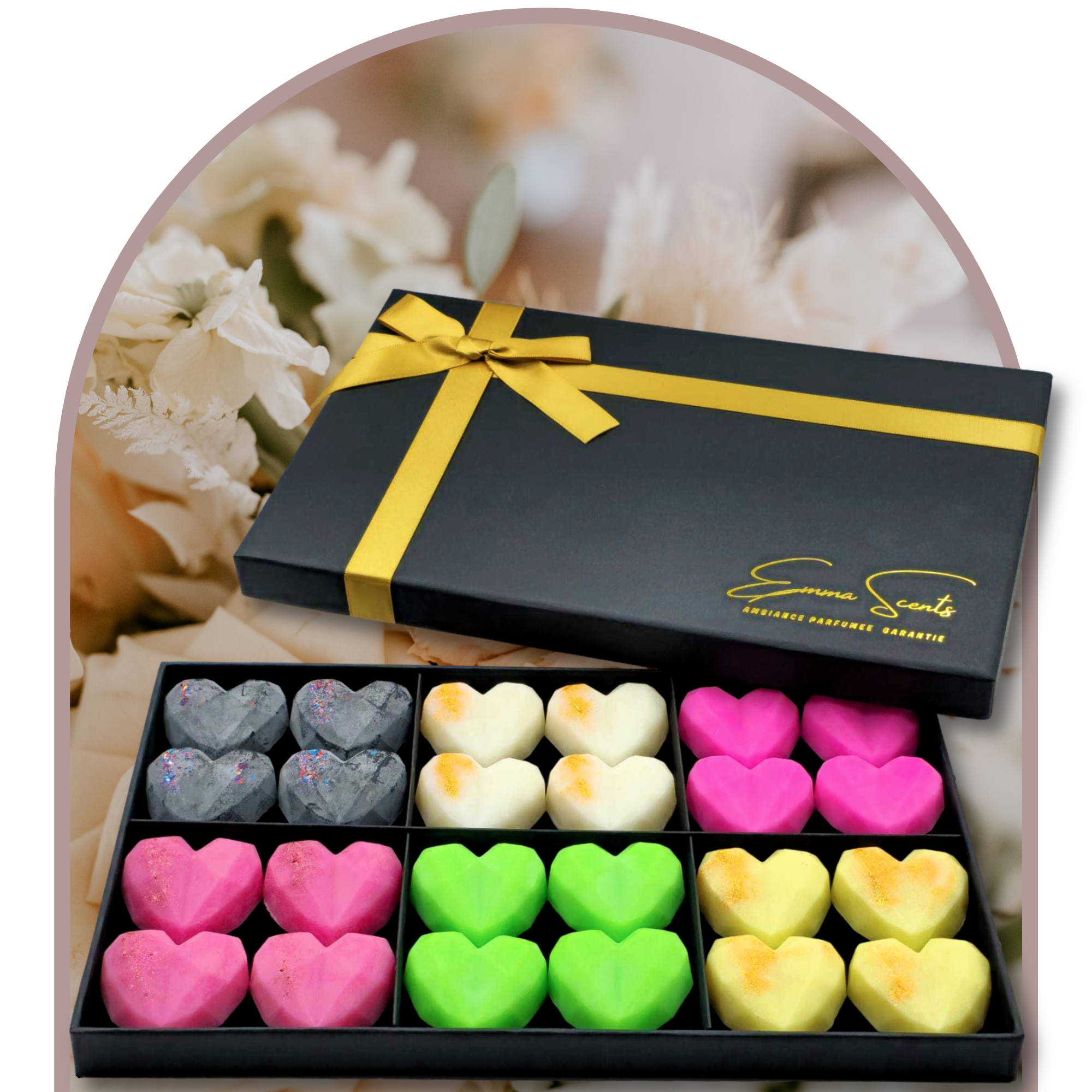coffret idée cadeau fondants parfume